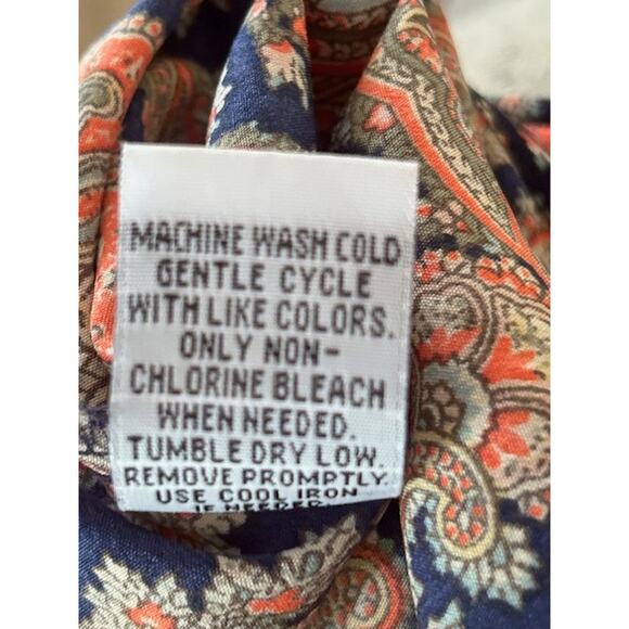 Vanilla Star Paisley Print Romper – Size Small – Boho Sleeveless One-Piece - Picture 7 of 7